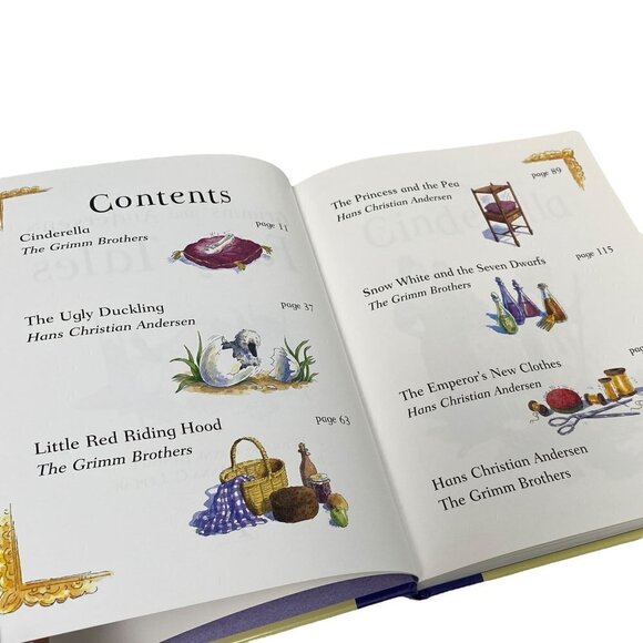 Grimms and Andersen's Fairy Tales Childrens Book Parragon Hardcover - Picture 6 of 16